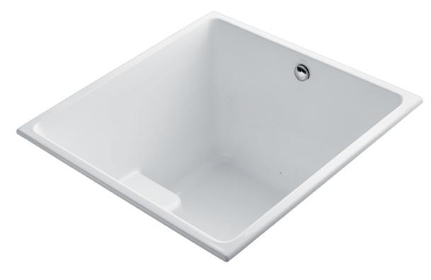 Bathtubs and Whirlpools Drop-In and Undermount KALLISTA 24 Perfect Deep Soak Acrylic Bathtub L 48" W 48" H 34" D 27 1 2"
