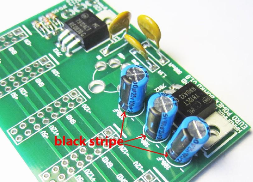 If your kit contains a 650mA fuse, insert it into the spot marked "500mA" on the PCB. 1.