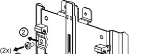16. WALL/ PANEL MOUNTING Panel/ wall mounting is possible by detaching the DIN-Rail brackets Fig.