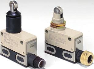 Small Sealed Switch D4E-N CSM_D4E-_N_DS_E_4_ Slim and Compact Switch with Better Seal and Ensuring Longer Service Life than D4E Flat springs with an improved lever ratio of the built-in switch ensure