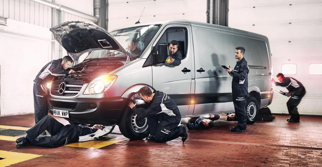 Pay As You Go Servicing Keep your Mercedes-Benz Van every bit Mercedes-Benz. FREE Visual Health Check. Spotting issues before they become an issue.