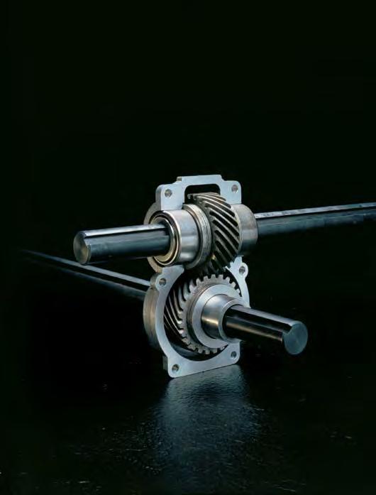 Float-A-Shaft Gearbox introduction Tolomatic is turning things around Tolomatic s Float-A-Shaft right angle gear drive was invented 5 years ago, and the competition still hasn t caught up.