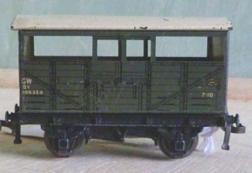 00 2.76 Hornby Dublo non-super-detail Wagons D1 (3-rail) 2-axle Cattle Wagon, grey G.