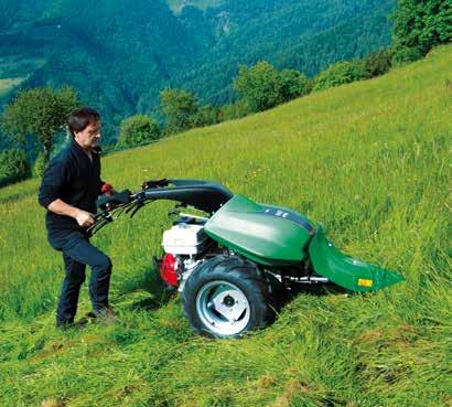 560 HY WS POWERSAFE From the technology and experience gained over many years of study and hard work, the 560 HY WS PowerSafe multi-purpose motor mower with hydrostatic drive and assisted