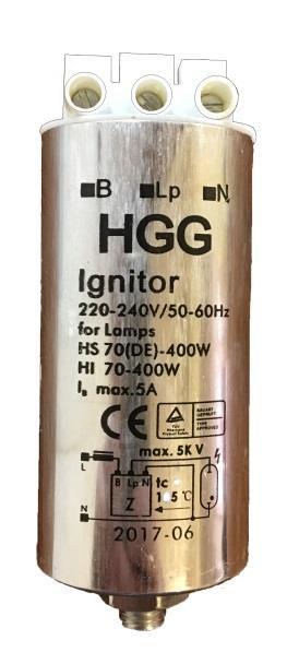 Ignitors for HID lamps 1000W and 2000W.