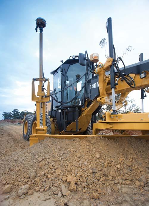 Integrated Technologies Solutions to make work easier and more efficient Cat Grade Control Cat Grade Control Cross Slope is an optional fully integrated, factory installed system that helps your