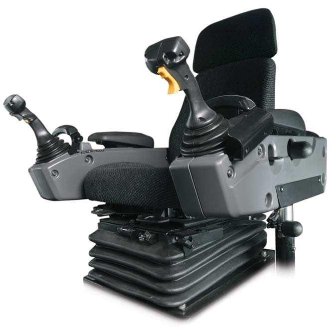 Steering and Implement Controls Unprecedented precision and ease of operation Operators are more comfortable and productive with two electro hydraulic joysticks.