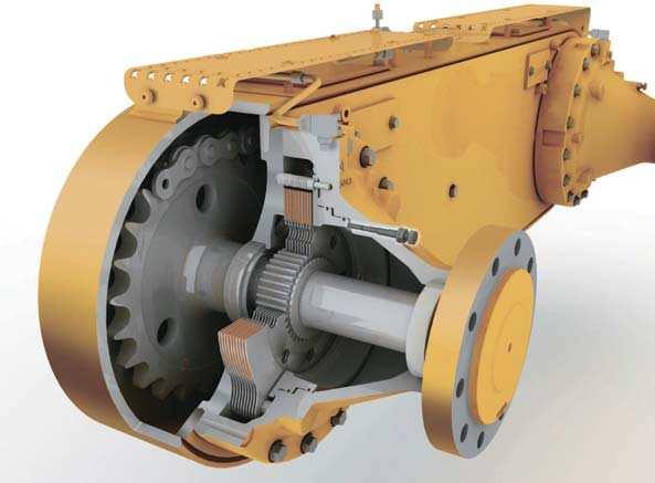 Six forward and three reverse gears are speciically designed to give you a wide operating range for maximum productivity in all mining applications.