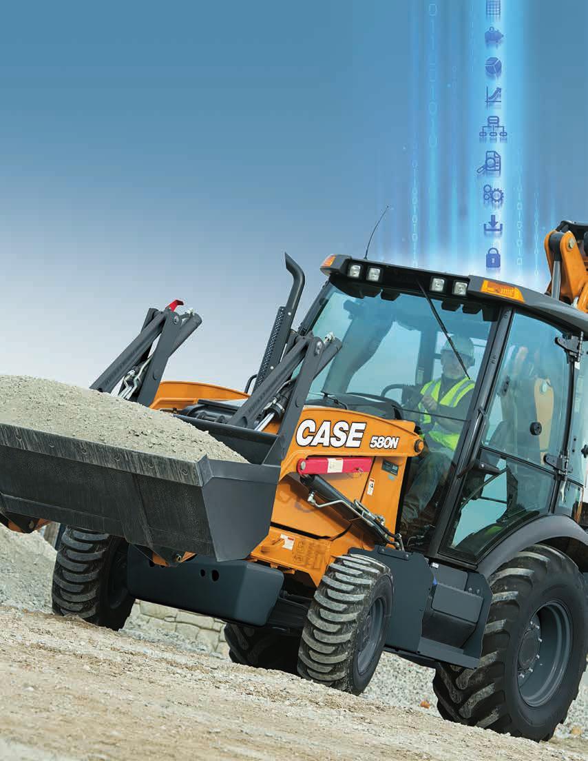 REMOTE CONTROL Standard on all N Series backhoe loaders, CASE SiteWatch telematics break the boundaries of fleet management by allowing you to monitor and manage multiple machines from your computer,