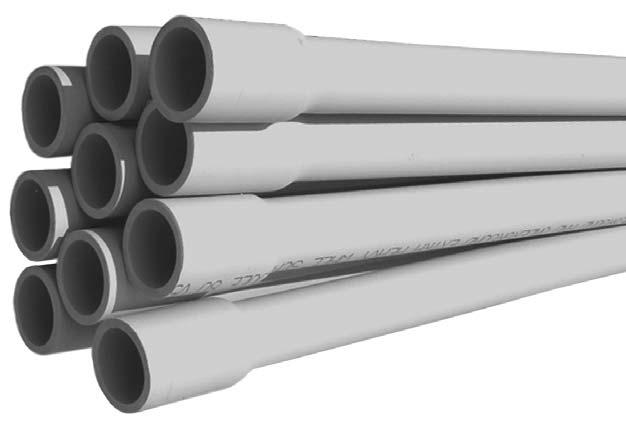 Schedule 80 Conduit - ell End Meets specifications UL 65 and NEMA TC 2 Rated for 90 C Cable Sunlight Resistant 0 Lengths Schedule 80 Conduit elled End 0 Lengths Part No. Size O.D. I.D. Min.