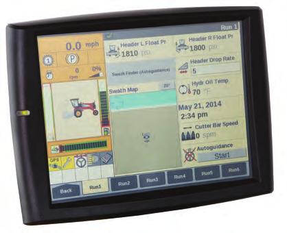 INTELLIVIEW IV TOUCHSCREEN DISPLAY OPTION This customizable 10-inch color touchscreen display is featured in other New Holland products and is your gateway