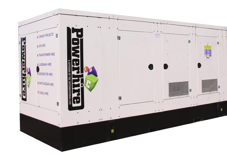 Generators GENERATORS 500kVA 500kVA Make Generator Output Power (Prime) Fuel Tank Capacity Fuel Consumption Sound Level - db(a) (LxHxW) (full)