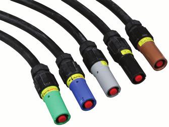 Single-core Cables Powerlock Source to Lug Cable (mm 2 ) Amps Length (m) (Kgs) 120 365 5 9