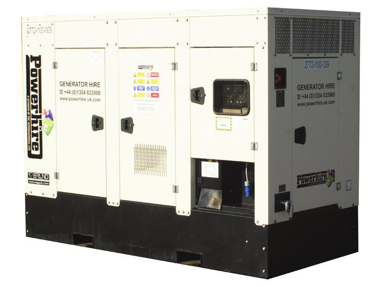 Generators GENERATORS 100kVA 100kVA Make Generator Output Power (Prime) Fuel Tank Capacity Fuel Consumption Sound Level - db(a) (LxHxW) (full) Remote Start Paralleling/Loadsharing Road
