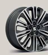 Wheels. Accessories wheels. SEAT Sport Line: All accessories wheels fitted at SEAT Sport. Order through Car Configurator and receive them already mounted on your new car.