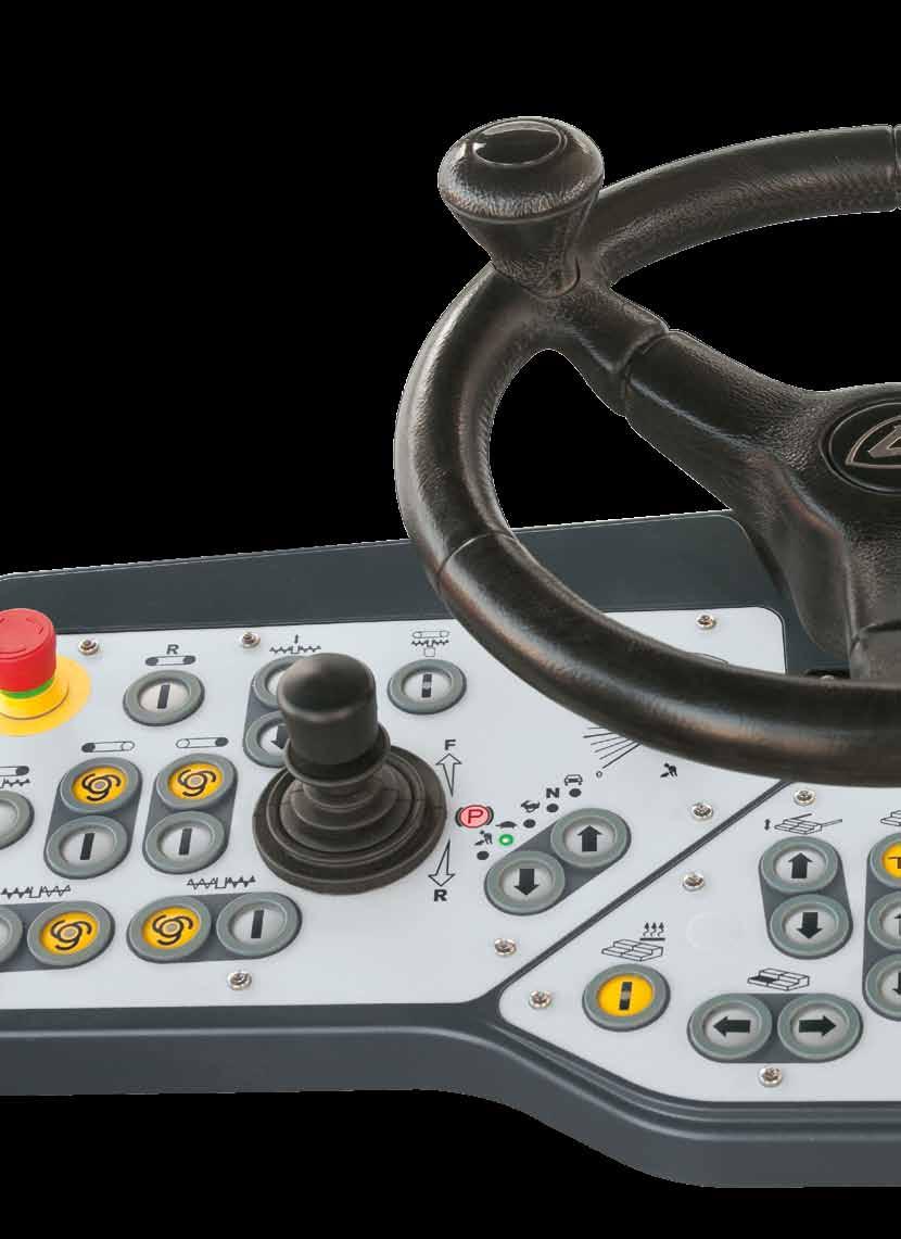 The ErgoPlus paver operator s console has been designed according to practice-related principles.