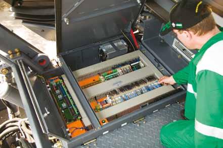 The operator s console can be protected by a shatter-proof cover to prevent wilful damage.