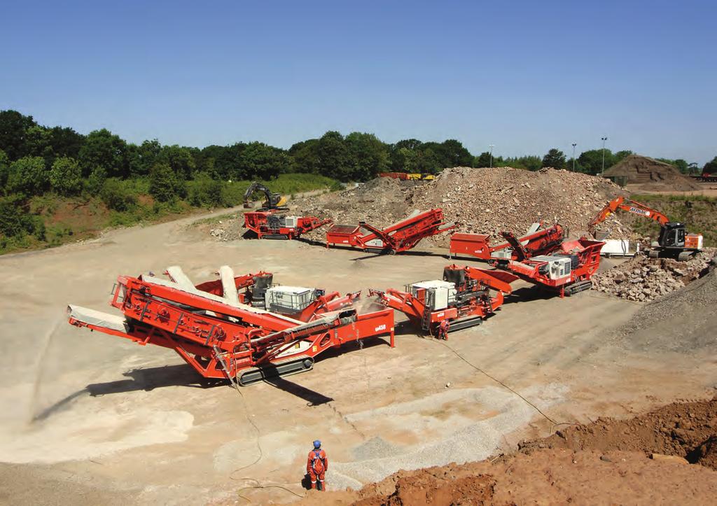MOBILE CRUSHING AND SCREENING RANGE Mobile Crushing and Screening Range In the spring of 2007 Sandvik acquired two manufacturers of mobile crushing and screening equipment - Extec Screens and