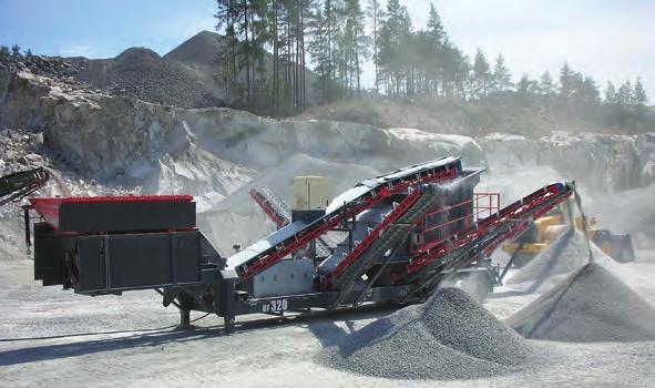 INTRODUCTION CONTENTS Wheeled-range mobiles The Sandvik range of wheel mounted semi-mobile crushing and screening units are stable, highly productive and possess inherent flexibility of operation.