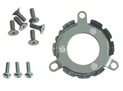 99 1964-1972 STEERING (WOOD/COMFORT GRIP) WHEEL MOUNTING SKU KIT Kit includes: Horn cap mounting and horn contact assembly with CHHQR205 hardware (1" inner diameter), quality high strength