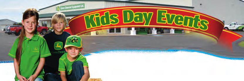 November 24 or December 1 Visit www.green-diamond.ca for the Kids Day date in your area.