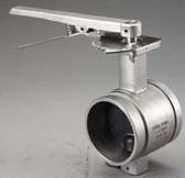 SJ-400 utterfly Valve The Shurjoint Model SJ-400 utterfly Valve is a grooved end stainless steel butterfly valve, supplied with a 10 position lever handle (SJ-400L) or worm gear operator can be