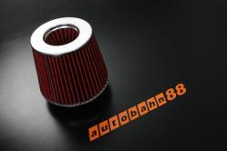 Filter Inlet : 76mm Color: Silver CAPP22a - TRUST Style Air Filter