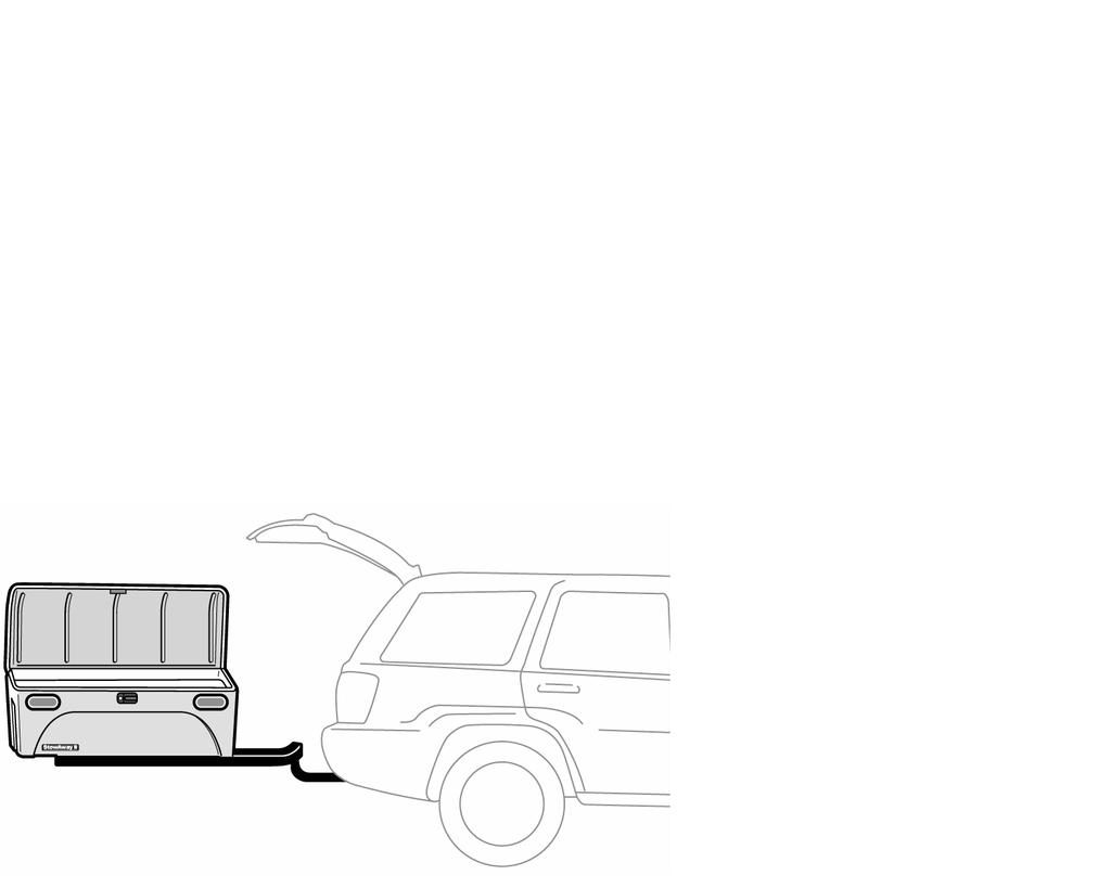 box, as damages to the box and its contents may occur. The tailpipe must direct the exhaust away from the cargo box, either downward or to the side.