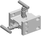 The block valve isolates the instrument (normally a transmitter) from the process and is normally open in service.