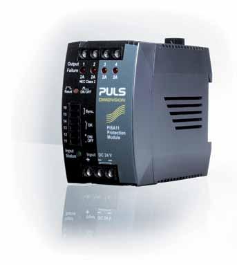 Supplementary Units Protection Modules Protection Modules PISA is a new and innovative low-cost concept for current distribution and protection of 24V load circuits.