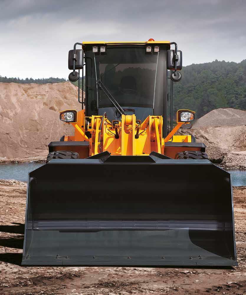 MORE RELIABLE, MORE SUSTAINABLE New Exterior Design for More Robustness and Safety The true value of the HL900 Series,