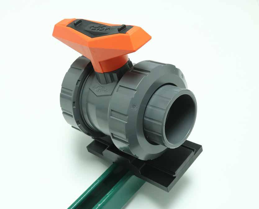 GF has engineered solutions to complete your piping system and to provide the best possible support. Stress Less Pipe Supports Soft touch. Inserts are low friction, molded HDPE.