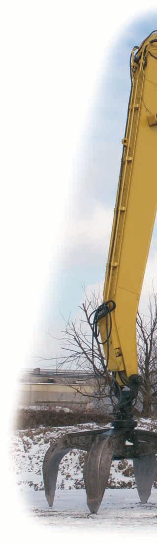 345C MH Material Handler The Cat 345C Material Handler is specifically designed for the scrap and material handling customer.