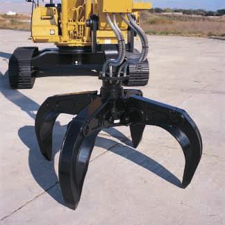 53 m 3 ) grapple is recommended for the 16.5 m (54'2") Material Handler front. Work Tool Selection.