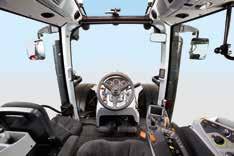 MORE SPACE, BETTER VISIBILITY, AND EVERYTHING UNDER CONTROL 365 Day Visibility Concept You get the best possible visibility day or night, summer or winter, undertaking front loader work or reverse