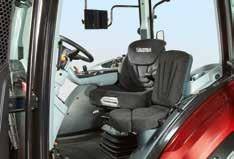 The 270 sweep front wiper keeps the heated front windscreen clear in all conditions and you can see the front loader bucket easily through the roof window.