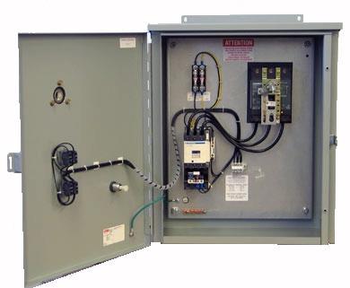 6 IEC Across the Line Combination Controllers (circuit breaker type) Across-the-Line combination controllers are complete motor control packages used in applications requiring a disconnecting means,
