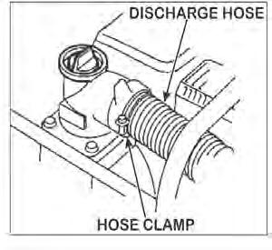 Slide hose over the hose coupler. 6. Slide hose clamp over the hose coupler and tighten securely. 4. Slide hose clamp over the hose. 5.