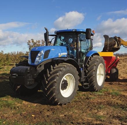 T7 SERIES TRACTORS Maximum versatility and the superior power and efficiency you expect from New Holland.