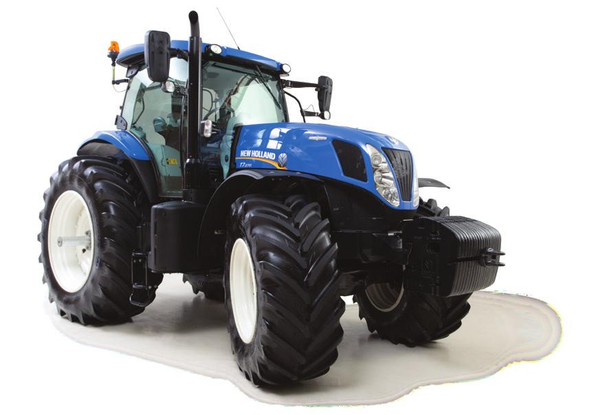 An exceptional power-to-weight ratio gives these tractors exceptional versatility.