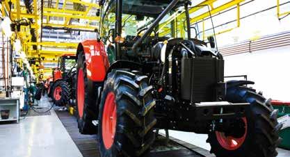PRODUCTION Production of Zetor tractors and engines is concentrated in the Czech Republic.