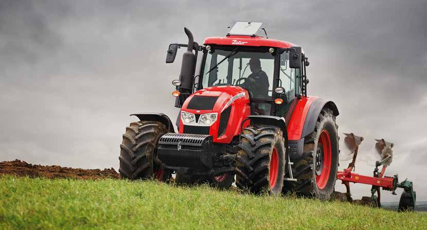 www.zetor.com Forterra CL The Zetor Forterra CL series offers engine powers of up to 136 HP, which makes it a very strong alternative to rival six-cylinder tractors.