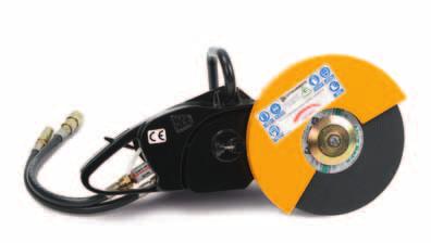 DISC CUTTERS Disc Cutters The JCB disc cutter is a well balanced, quiet unit designed for use with JCB power packs. It cuts most materials including metals, concrete, stone etc.