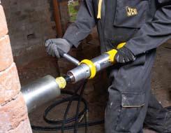 CORE DRILLS Diamond Core Drill The heavy-duty JCB diamond core drill has been designed to provide the contractor with an unrivalled combination of power, flexibility and reliability for a wide range