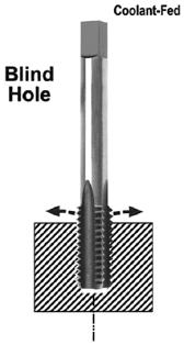 -FED TPS FOR LIND HOLE MEDIUM HOOK 4 FLUTE OTTOM M e d i u m H o o k f o r t h e f o l l o w i n g m a t e r i a l g r o u p s : Medium & Low arbon Steel to 23 Rc, Ductile Iron, rass, ronze, & Thermo