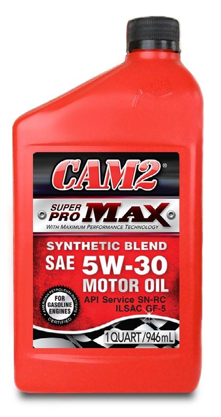 CAM2 SuperPro MAX is a synthetic blend premium motor oils that provides better low temperature pumpability and protection.