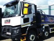 4 LYNCH PRODUCT GUIDE GRAB & TIPPER LORRY SERVICES HEAVY HAULAGE LYNCH PRODUCT GUIDE 5 Over 300 vehicles Muck Away Aggregates Delivery NonHaz / Haz Disposal Daywork / Nightwork 24 hour services UK