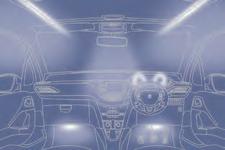 Visibility Interior mood lighting The dimmed passenger compartment lighting improves visibility in the vehicle when the light is poor.