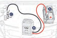 Practical information If you envisage charging your vehicle's battery yourself, use only a charger compatible with lead-acid batteries of a nominal voltage of 12 V.