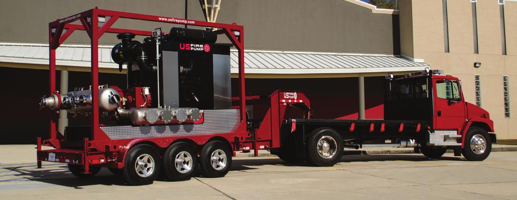 MOBILE PUMP APPLICATIONS MOBILE TRAILER UNIT Key Features 5500 GPM NFPA 1901 Be ready to take the fight to the fire with the Mobile Trailer Unit from USFP.